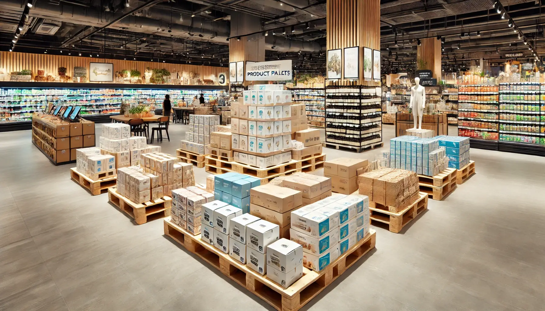 You are currently viewing How to choose the right pallets for store displays?